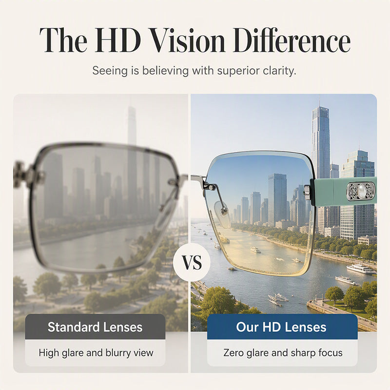📢📢50% OFF !! ⏰Rimless Square Sunglasses