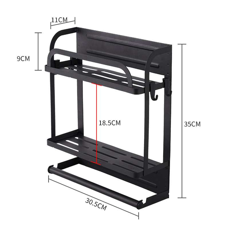 🧲Magnetic Fridge Organizer Rack