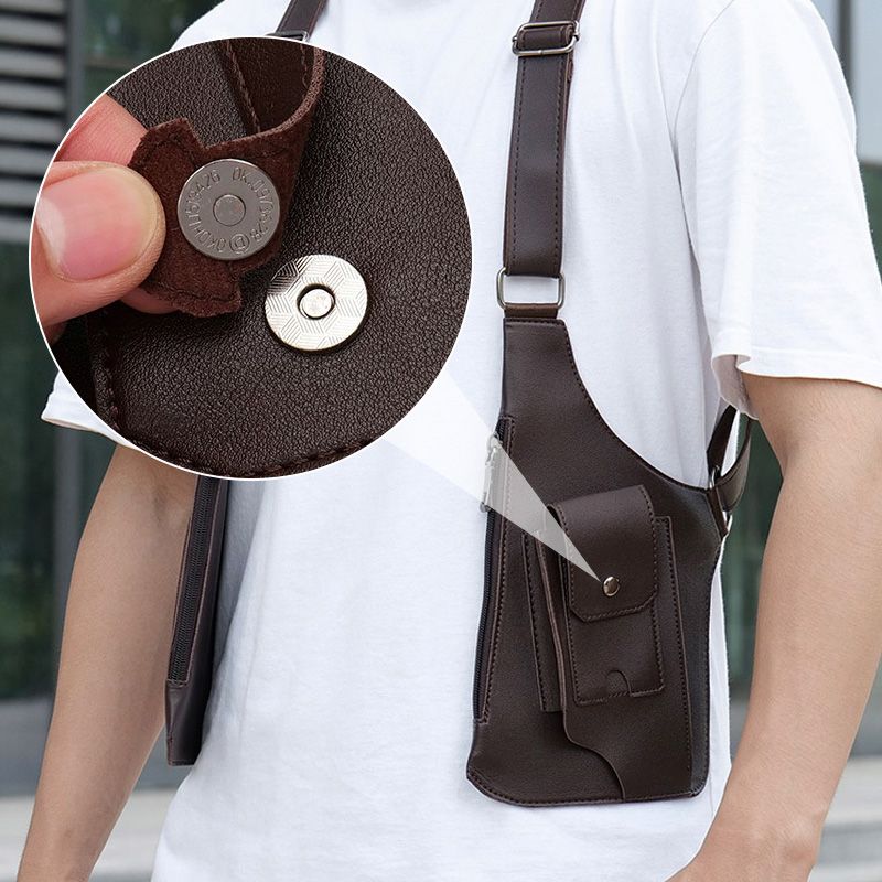 🎒 Men's Anti-Theft Multi-Pocket Double-shoulder Tactical Bag