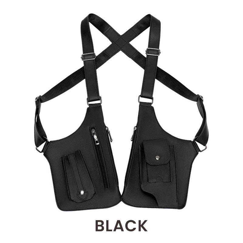 🎒 Men's Anti-Theft Multi-Pocket Double-shoulder Tactical Bag