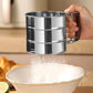 2-Cup Stainless Steel Flour Sifter for Baking