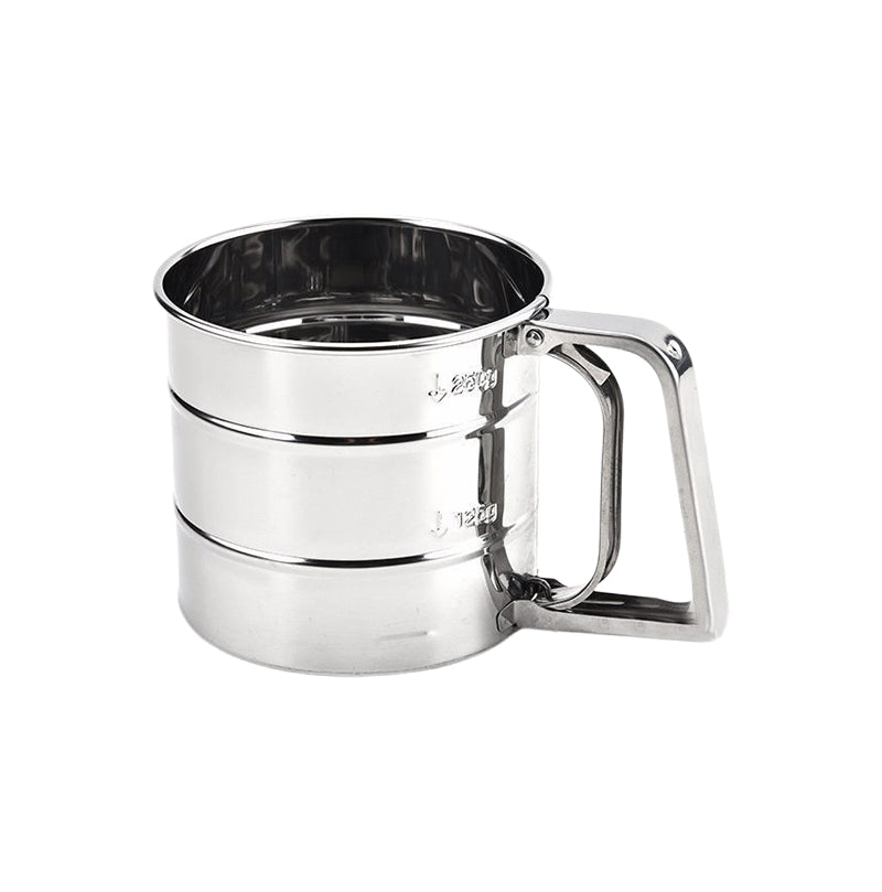 2-Cup Stainless Steel Flour Sifter for Baking