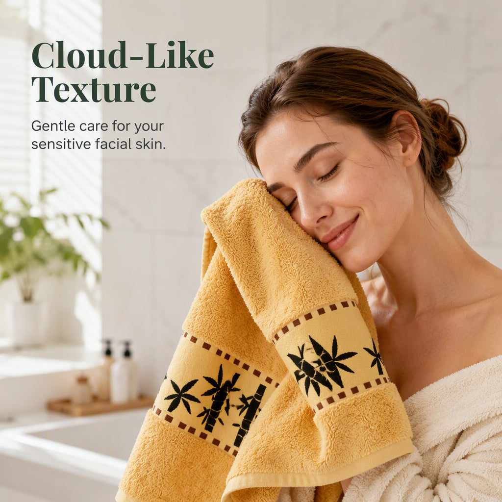 🛁 Premium Bamboo Bath Towel – Ultra Thick & Soft, Highly Absorbent