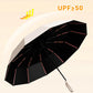 🌂 Reflective Safety Strip Reverse Umbrella – Dry Entry, Night Visibility, Rainy Day Confidence! ✨