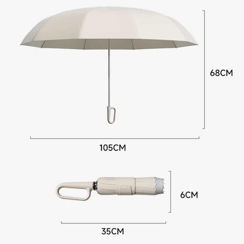 🌂 Reflective Safety Strip Reverse Umbrella – Dry Entry, Night Visibility, Rainy Day Confidence! ✨