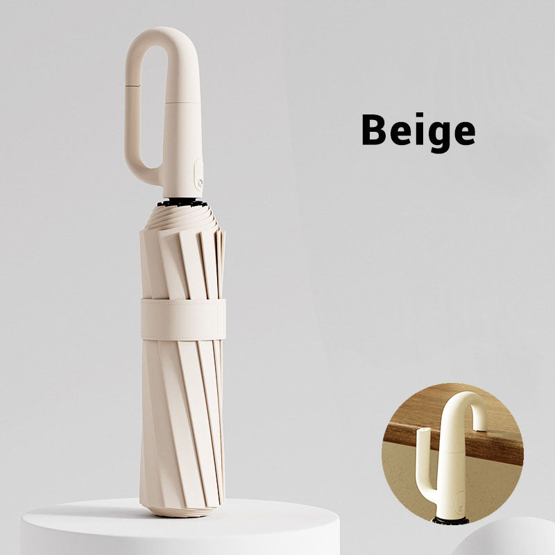 🌂 Reflective Safety Strip Reverse Umbrella – Dry Entry, Night Visibility, Rainy Day Confidence! ✨