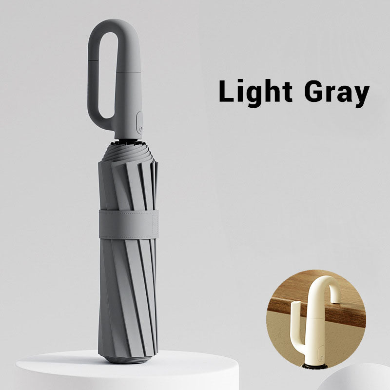🌂 Reflective Safety Strip Reverse Umbrella – Dry Entry, Night Visibility, Rainy Day Confidence! ✨