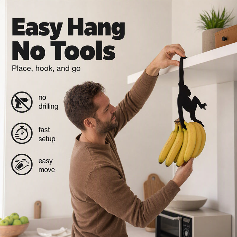 🐒Monkey Shaped Banana Hook