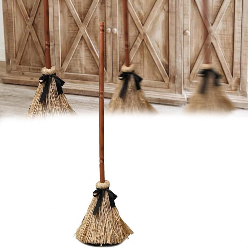 🧹Halloween Electric Witch Broom Decoration