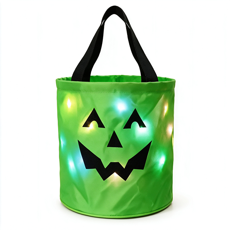 🎃LED Light Up Halloween Candy Bucket