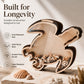 🐢Creative Wood Sea Turtle Shell Organizer