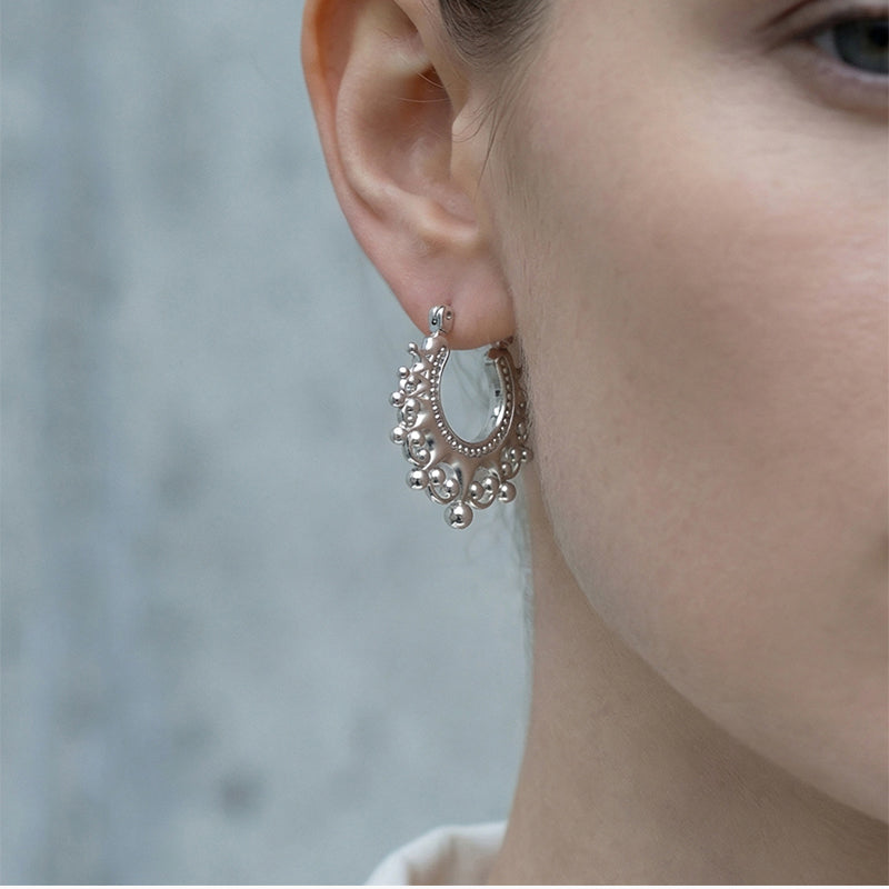 ✨Vintage Stainless Steel Bohemian Hoop Earrings