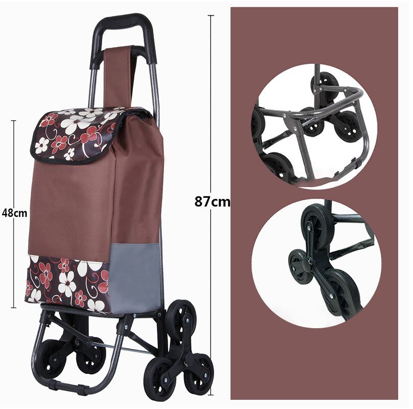 Large Capacity Portable Folding Stair Climbable Cart