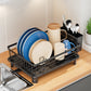 Kitchen Dish Rack with 360° Rotating Spout
