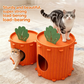 🐱 A Cute Carrot in Your Living Room – Plush Cat Cave Bed That Looks as Good as It Feels. Half Price. Free UK Delivery
