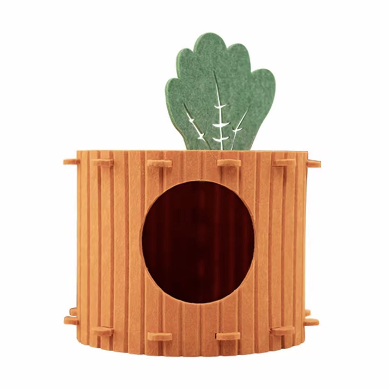 🐱 A Cute Carrot in Your Living Room – Plush Cat Cave Bed That Looks as Good as It Feels. Half Price. Free UK Delivery