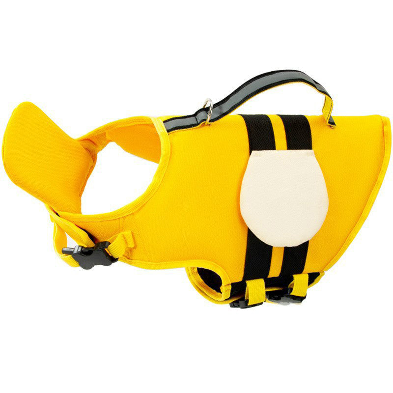 Adjustable Dog Pool Safety Vest with Breathable Mesh Lining