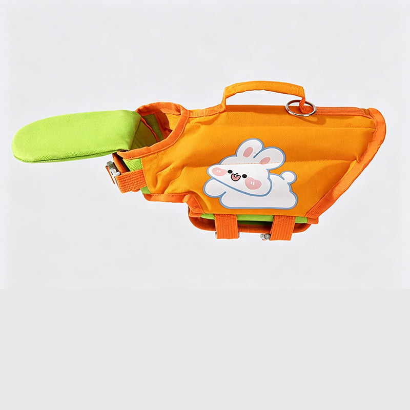 Adjustable Dog Pool Safety Vest with Breathable Mesh Lining