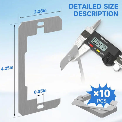 10 pieces-Flush Fit Wall Plate Spacer