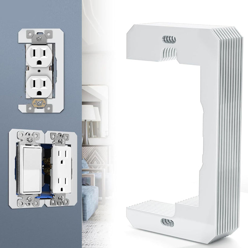 10 pieces-Flush Fit Wall Plate Spacer