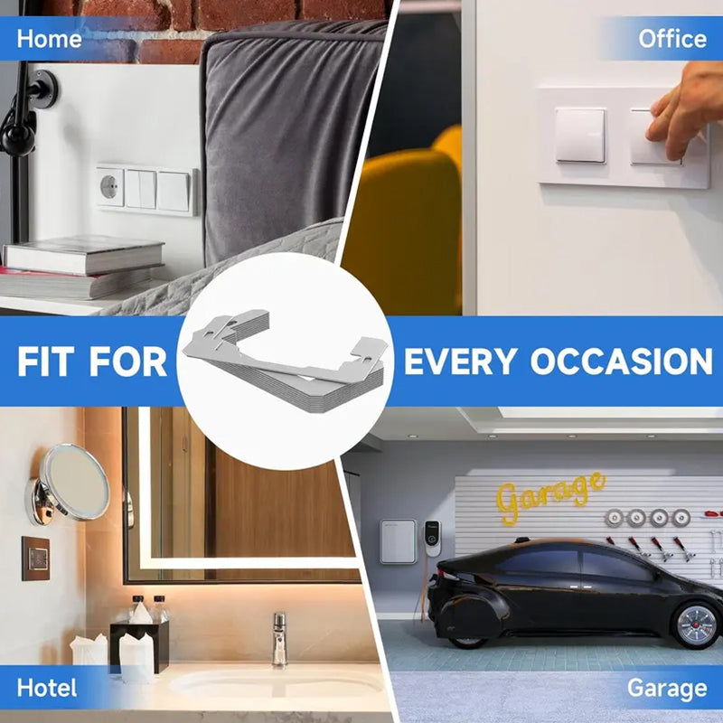 10 pieces-Flush Fit Wall Plate Spacer