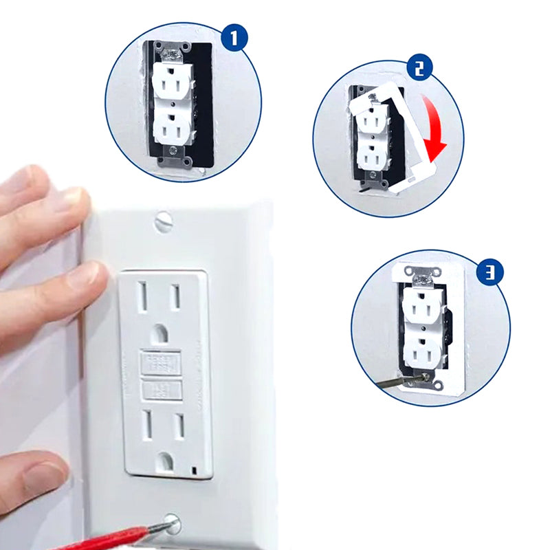 10 pieces-Flush Fit Wall Plate Spacer