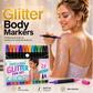 🎨 Kids Love It, Parents Trust It – 24 Washable Glitter Markers with Dual Tips. Buy 2 Get 1 Free. Free UK Delivery