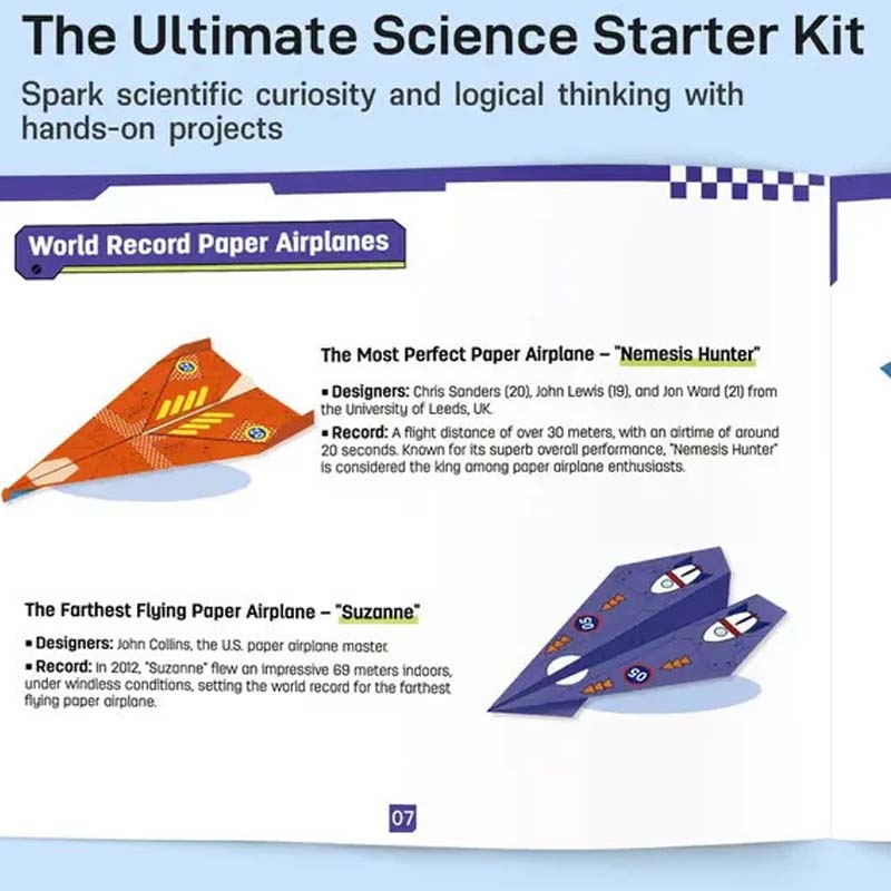 ⏳🔥LIMITED-TIME 50% OFF! ⏰Creative DIY Paper Airplane Set For Kids