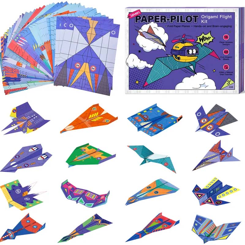 ⏳🔥LIMITED-TIME 50% OFF! ⏰Creative DIY Paper Airplane Set For Kids