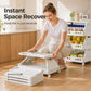 Multi-Tier Foldable Storage Organizer with Wheels
