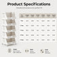 Multi-Tier Foldable Storage Organizer with Wheels