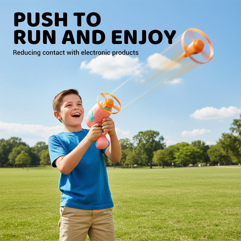 🔫 50% OFF NOW! 🛸 LED Flying Disc Launcher Gun Toy – Glowing discs, long range & easy to use – Perfect for outdoor fun & active play 🌟