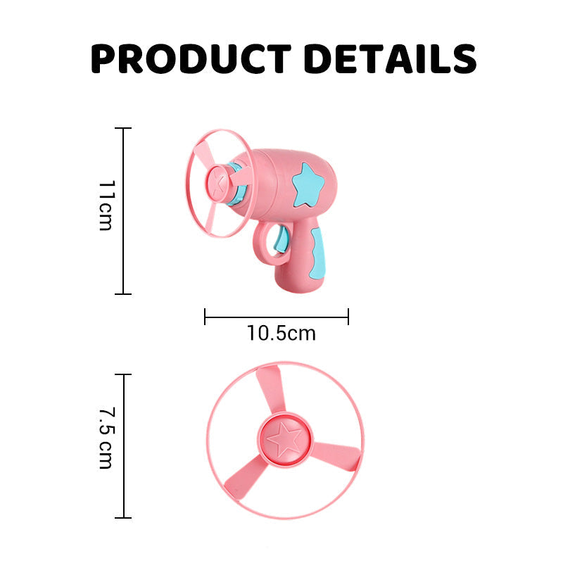 🔫 50% OFF NOW! 🛸 LED Flying Disc Launcher Gun Toy – Glowing discs, long range & easy to use – Perfect for outdoor fun & active play 🌟