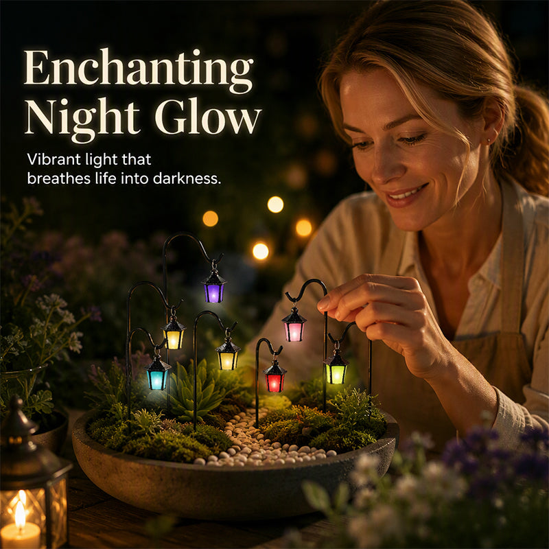 📢📢50% OFF !! ⏰Luminous Retro Lantern Plant Stake