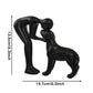🐕🧑 Man & Dog Sculptural Art Piece – 50% OFF! Unique figurine, warm & affectionate, perfect for office, living room & bedroom. 🔥🏠