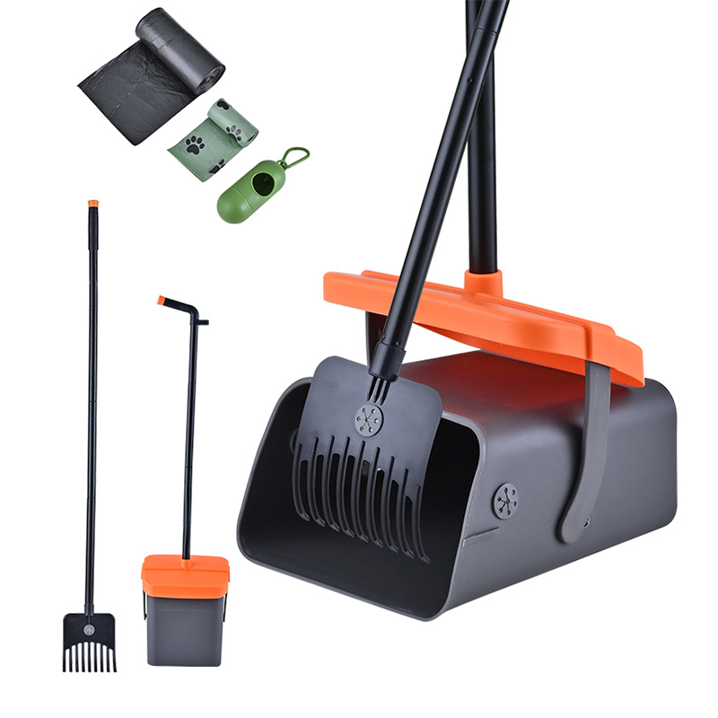 Long-Handle Dog Pooper Scooper Set