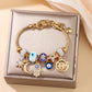 Celestial Sun Moon Charm Bracelet