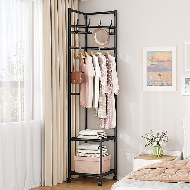 Space-Saving Garment Rack