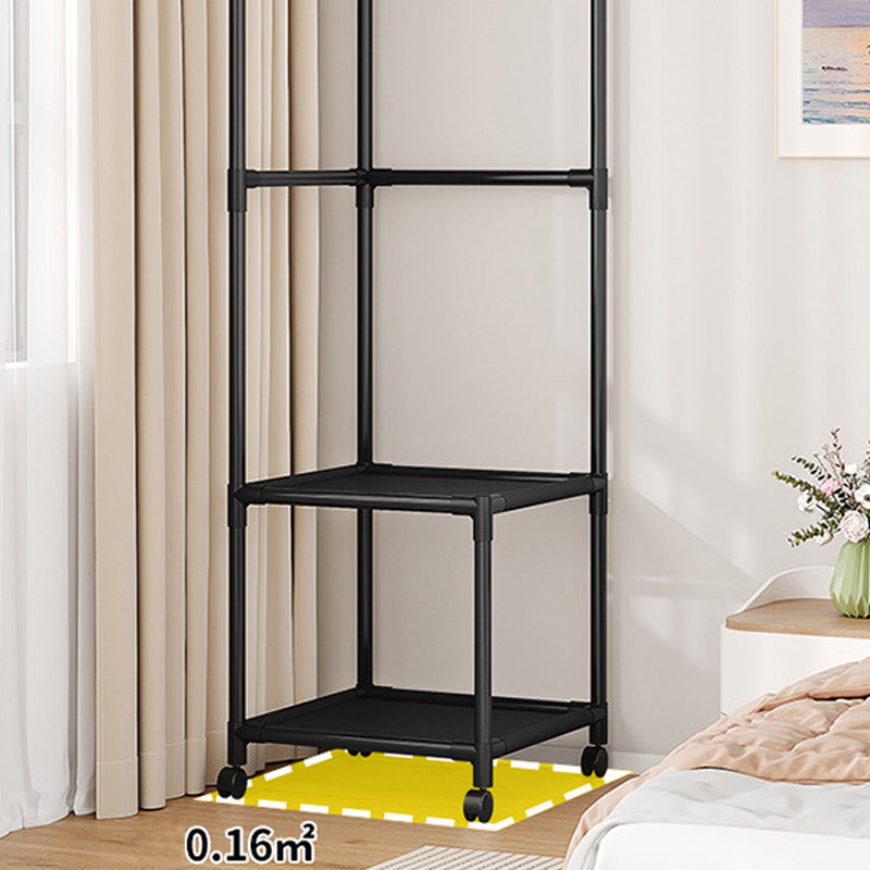 Space-Saving Garment Rack