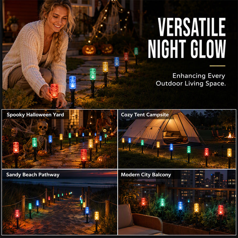 🥧Solar Powered Pathway Stake Light