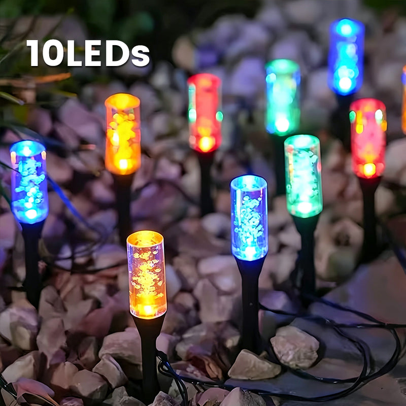 🥧Solar Powered Pathway Stake Light
