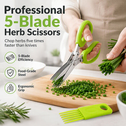 Multi-Layer Stainless Steel Kitchen Scissors