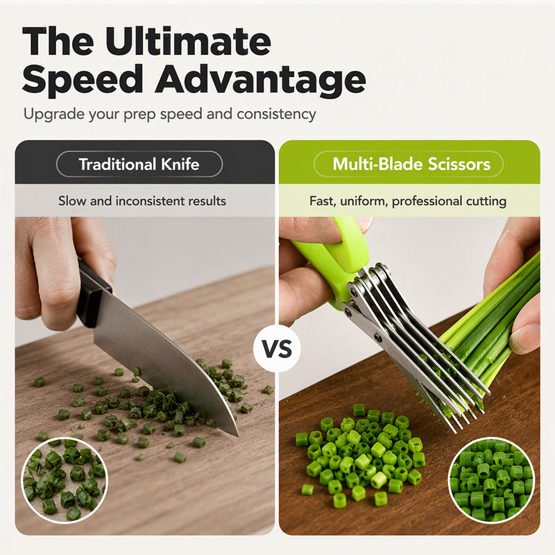 Multi-Layer Stainless Steel Kitchen Scissors