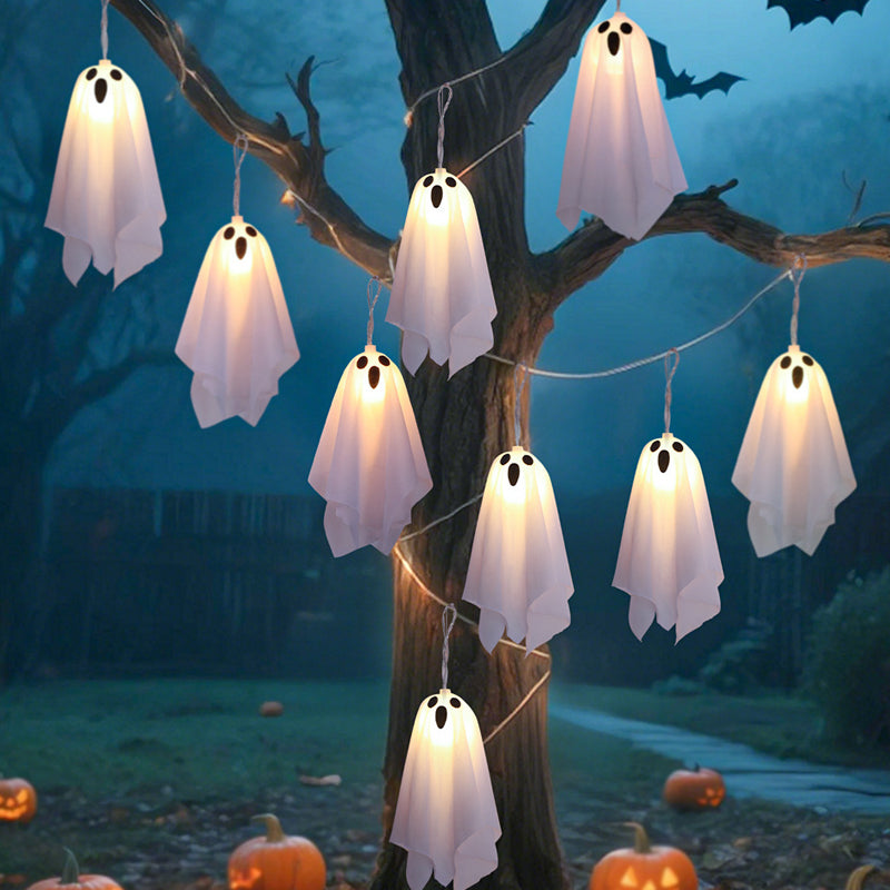 Halloween Decoration Ghost String Lights