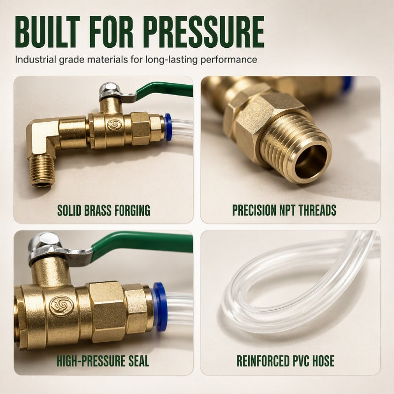 Universal Air Compressor Drain Valve Kit