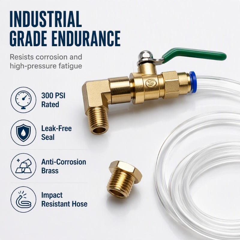 Universal Air Compressor Drain Valve Kit