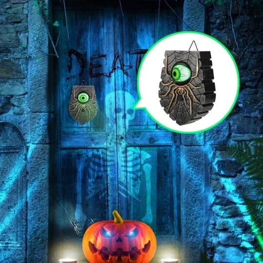📢📢50% OFF & In Stock⏰🎃 Best Sellers for Halloween 2026! 😈 Doorbell shaped like a one-eyed demon