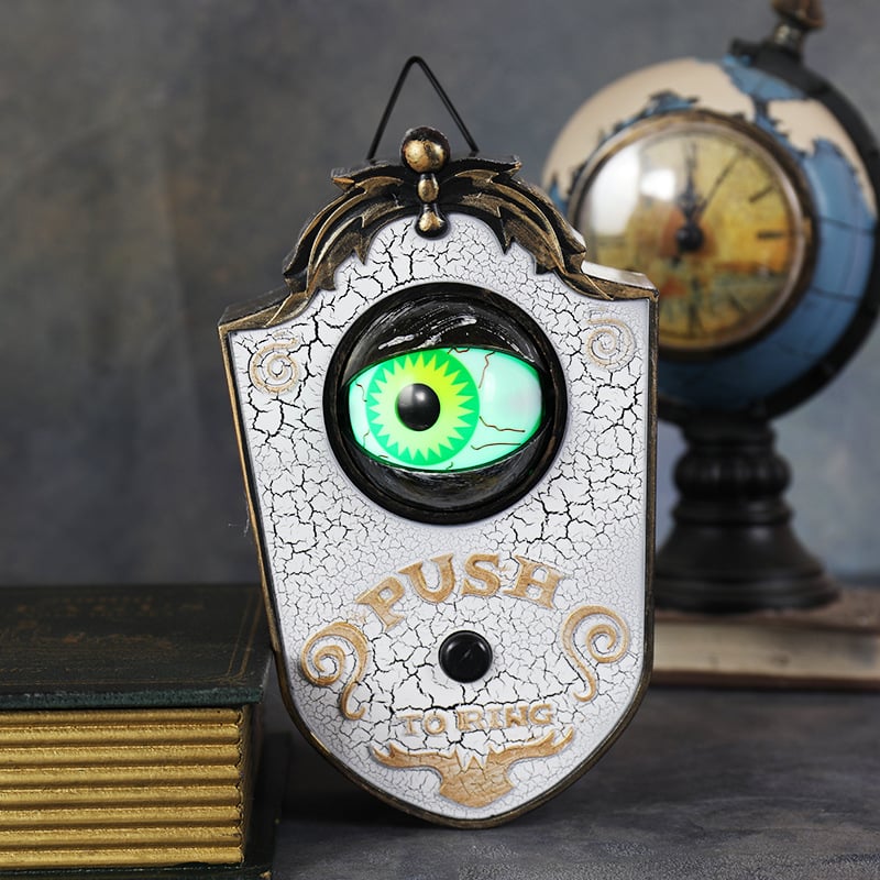 📢📢50% OFF & In Stock⏰🎃 Best Sellers for Halloween 2026! 😈 Doorbell shaped like a one-eyed demon