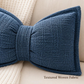 🎀Soft Chenille Bow-Shaped Throw Pillow