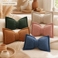 🎀Soft Chenille Bow-Shaped Throw Pillow
